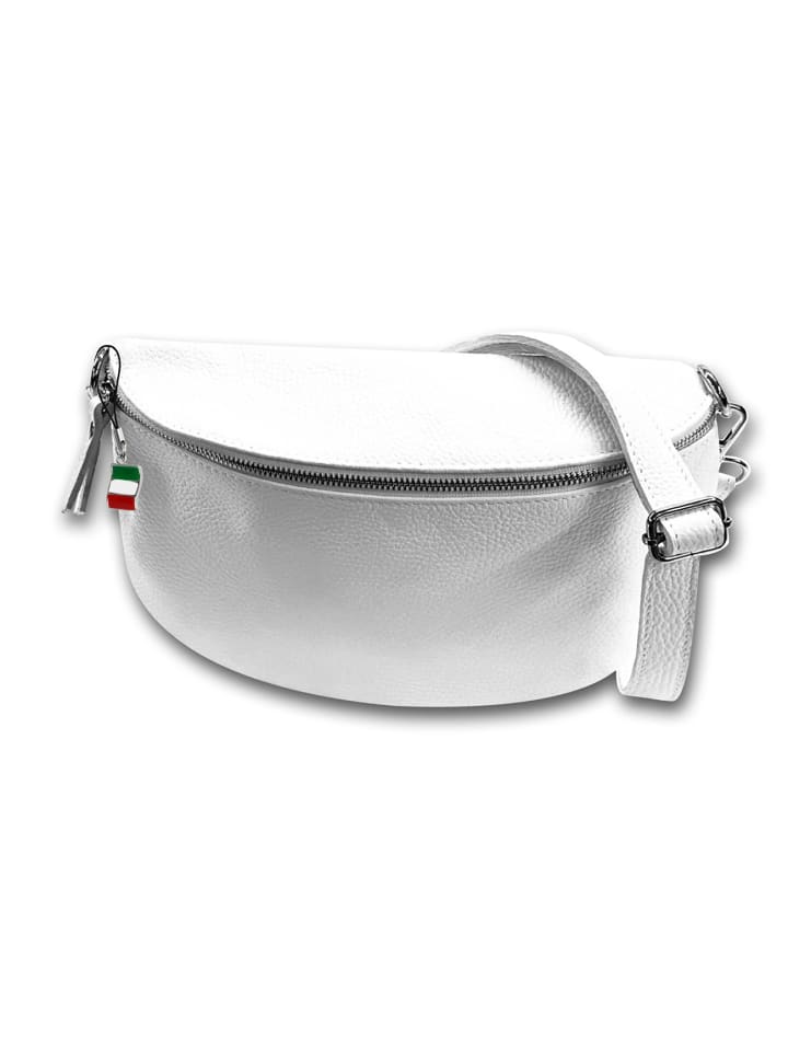 

Кожаная поясная сумка Florence, белая, примерно 29 см Florence