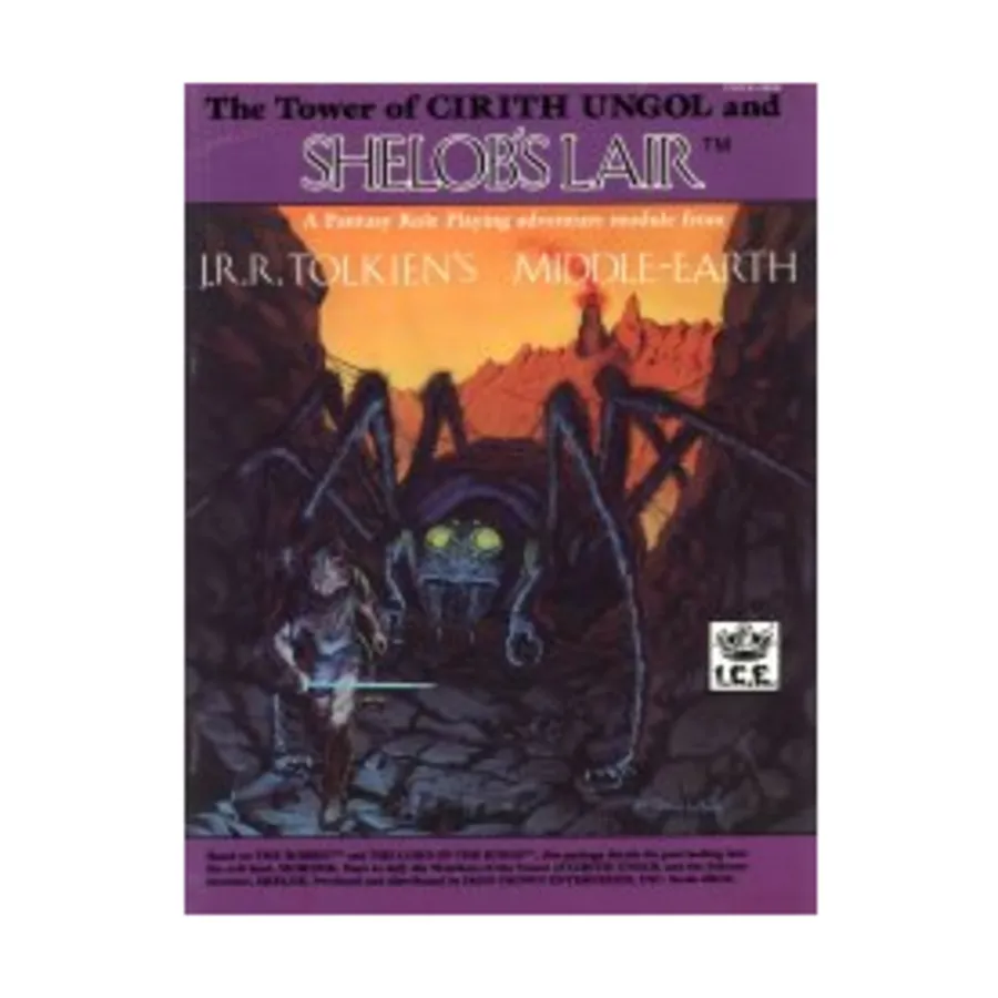 

Модуль Tower of Cirith Ungol and Shelob's Lair, Middle-Earth Role Playing (MERP) (1st Edition) - Adventure Books