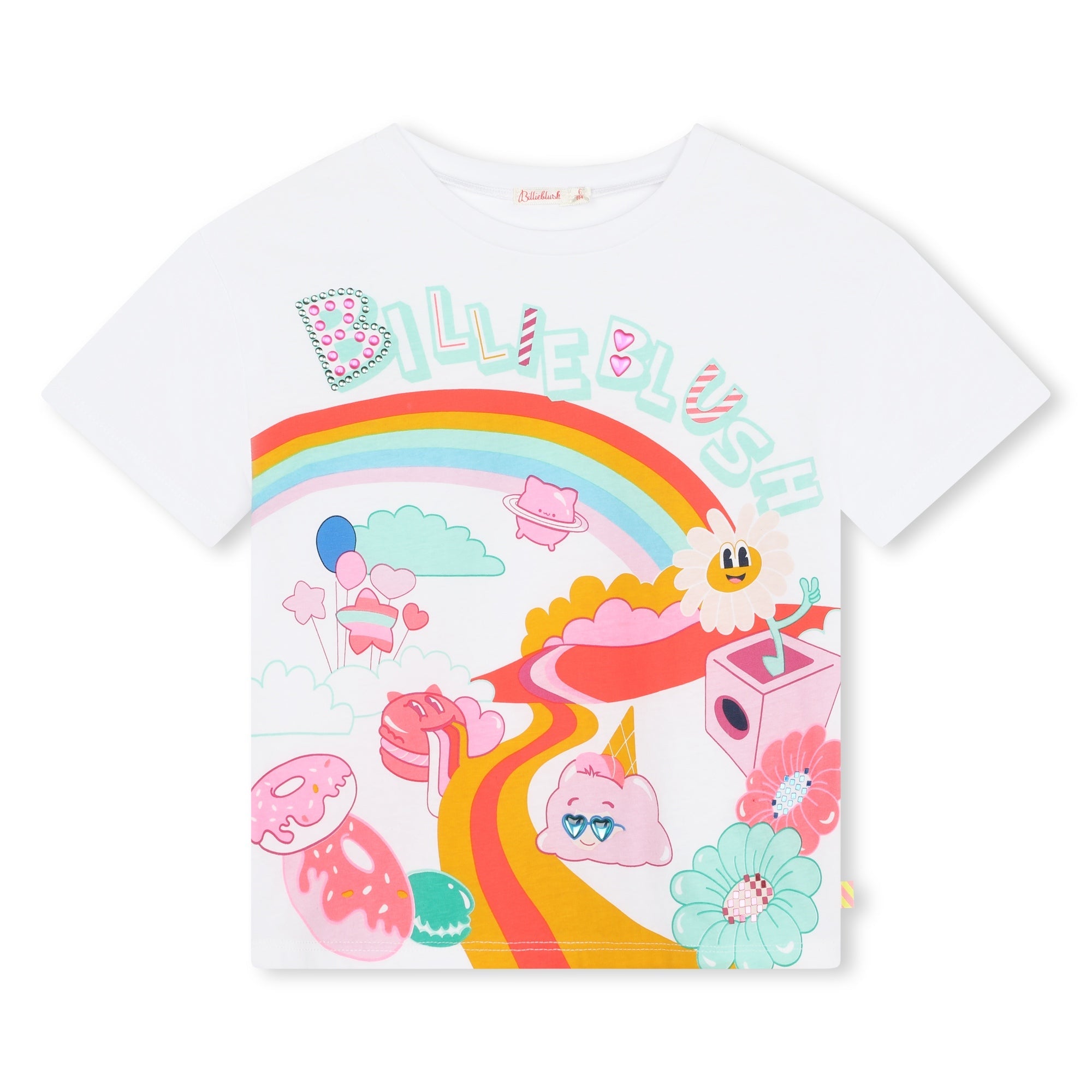 

Футболка с логотипом White Sweets Billieblush