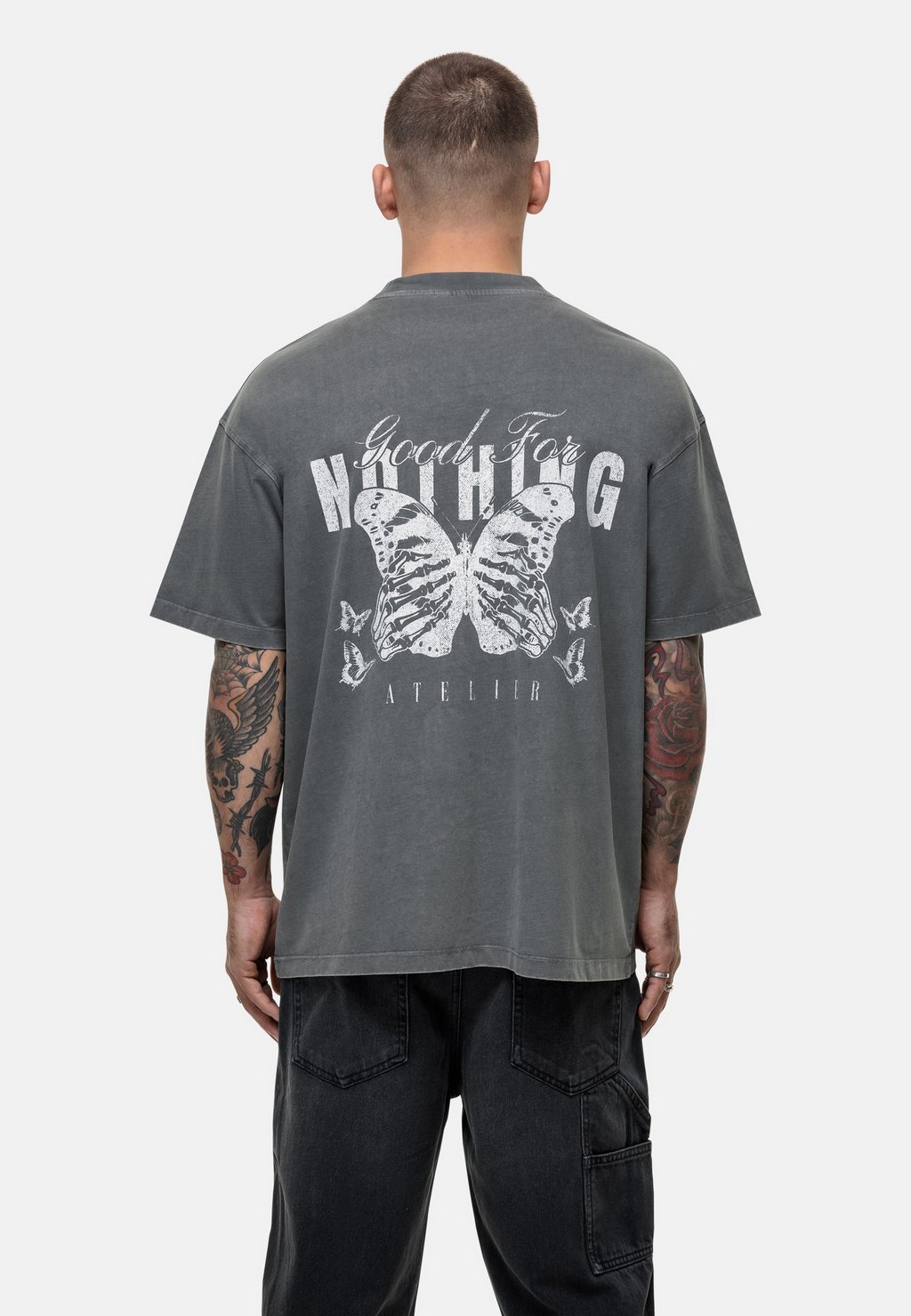

Футболка с принтом SUMMER PRINT TEE Good For Nothing, серый