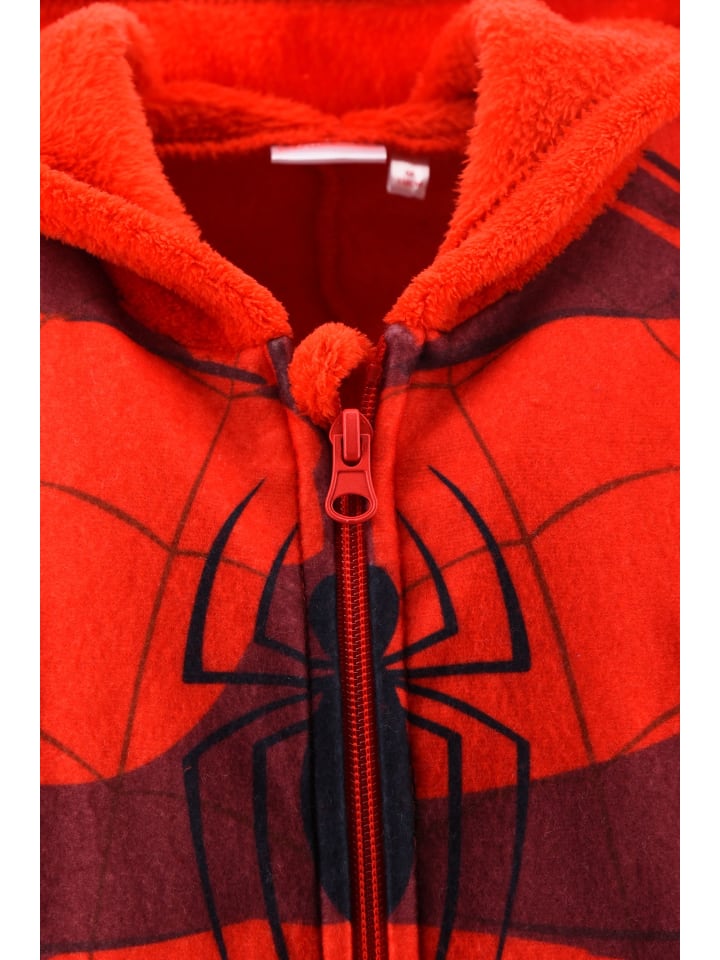 Spiderman Детский комбинезон-пижама Человек-паук Marvel, красный — фото 4