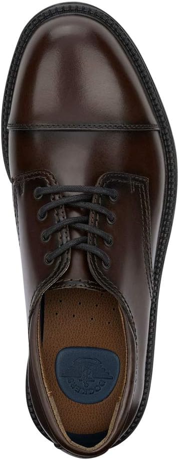 Мужские кожаные оксфорды Dockers Gordon с цельнокожаным носком, 10.5 Wide Cordovan — фото 2