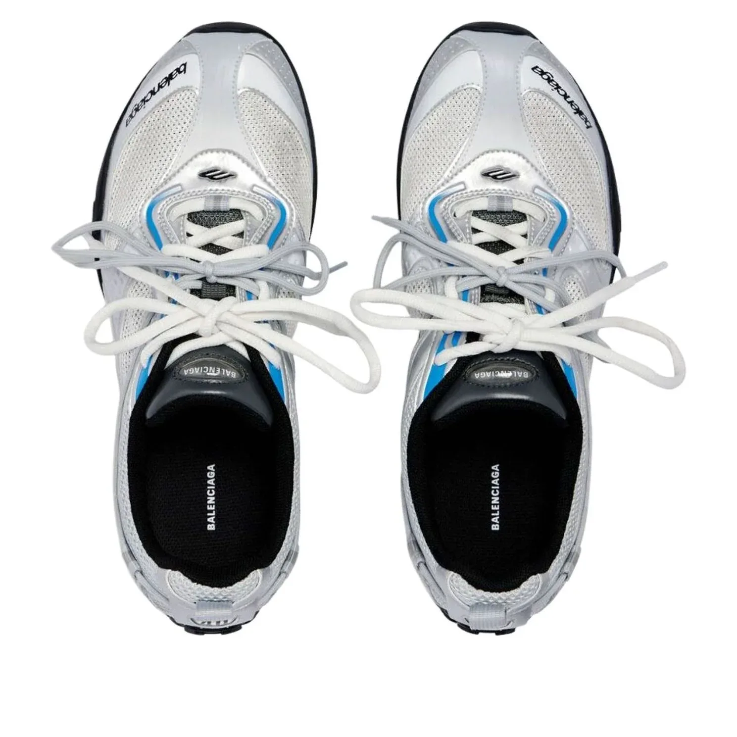 Кроссовки Balenciaga Radar 'White Grey Silver Black Blue' — фото 2