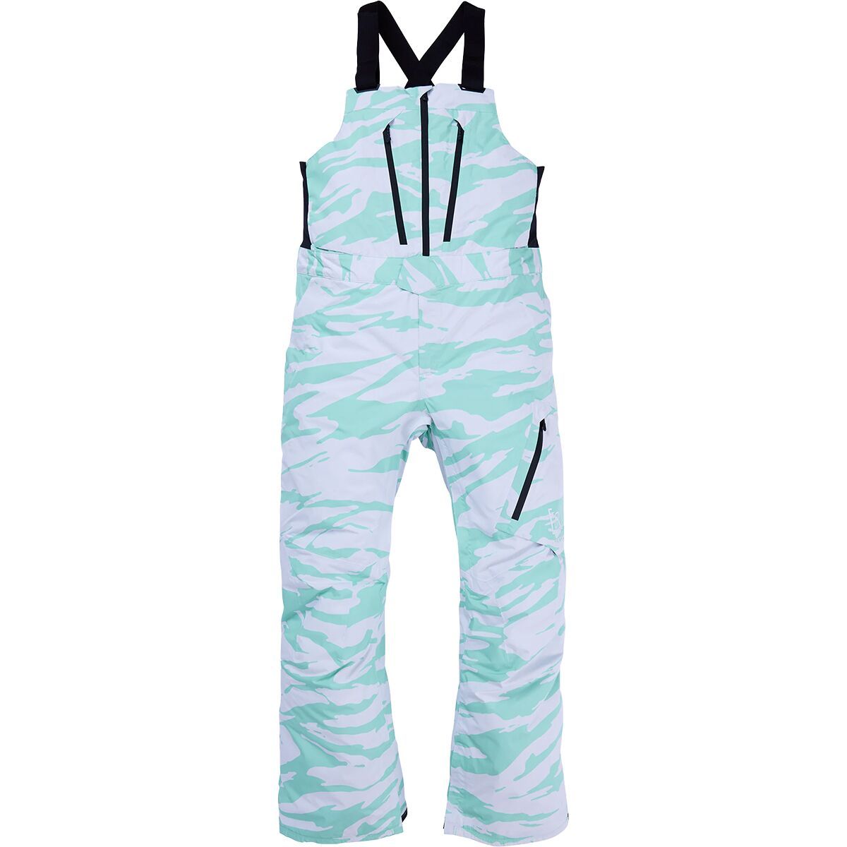 

Циклические брюки с нагрудником из ткани Gore-Tex Burton, цвет oversized zebra