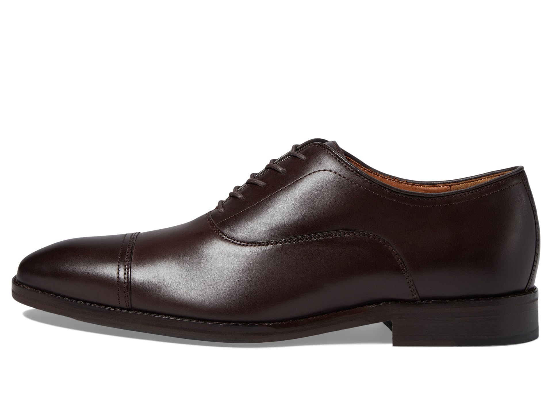 Оксфорды Johnston & Murphy Sullivan Cap Toe, Espresso Italian Calfskin — фото 4