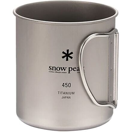 

Титановая одностенная чашка 450 Snow Peak, цвет Stainless