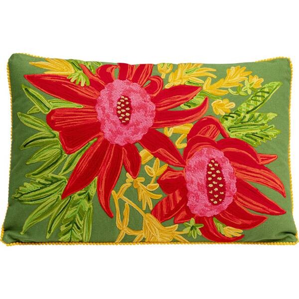 

Декоративная подушка Kare Design Fiorista, 60x40x5 см, зеленый