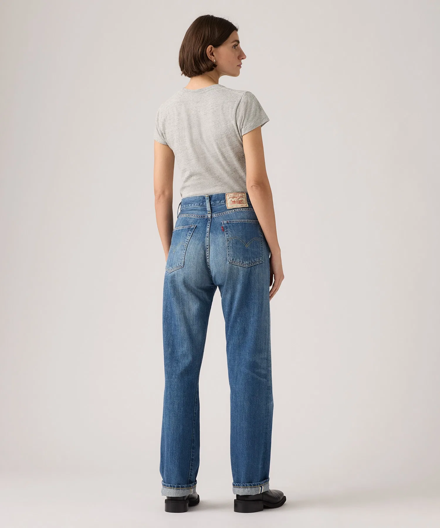 Levi's/Levi's LEVI'S(R) Винтажная одежда 1950-х годов, джинсы 701, цвет индиго, средний размер. — фото 4