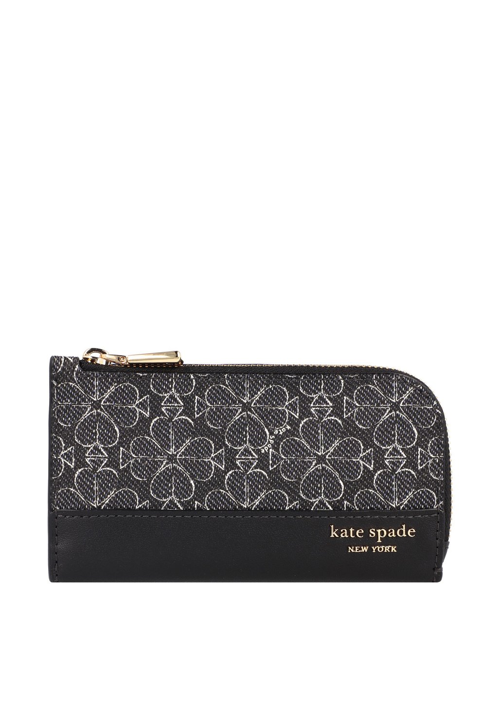 

Кошелек FLOWER SMALL SLIM BIFOLD kate spade new york, черный