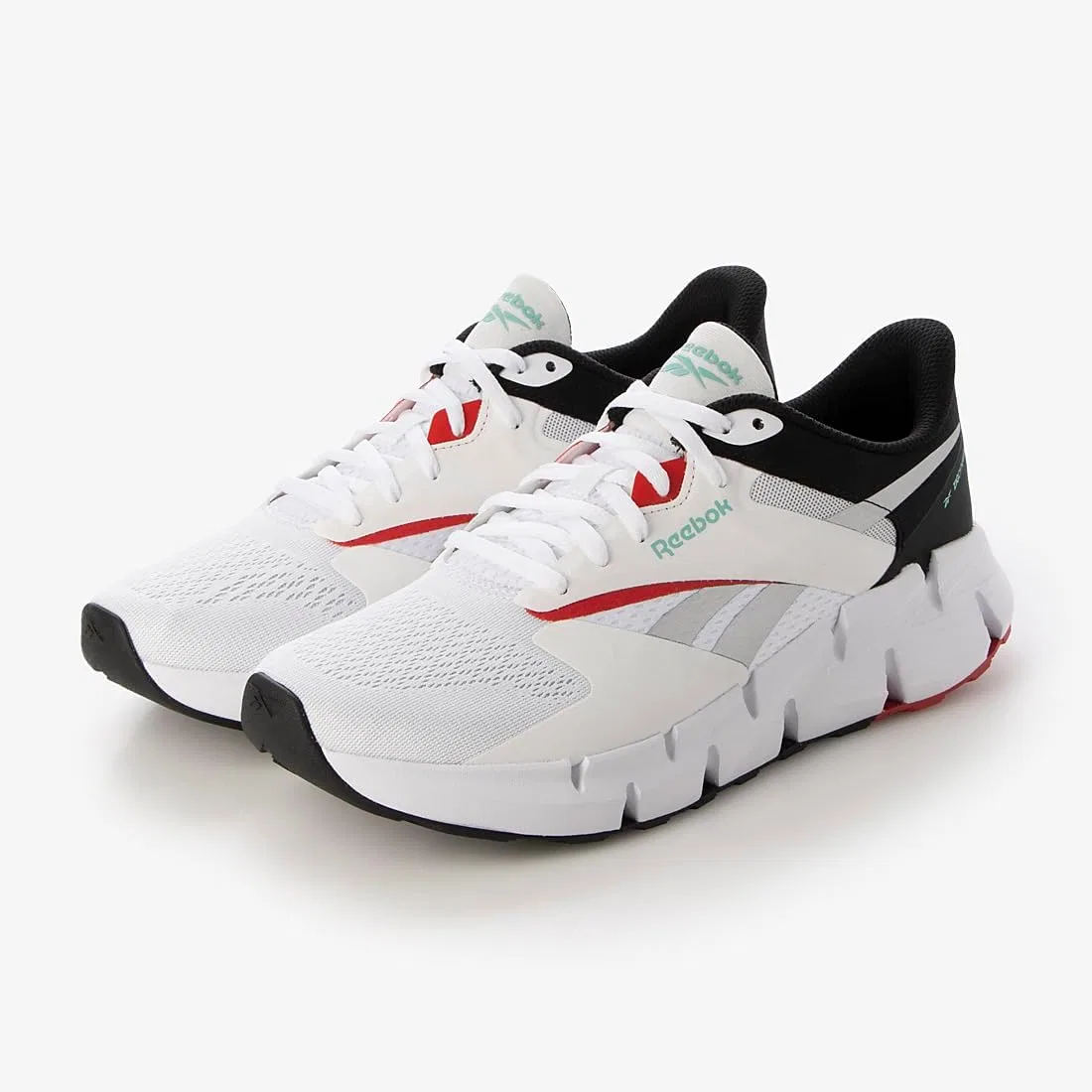 Кроссовки Reebok унисекс Zig Dynamica 5, White / Black — фото 3