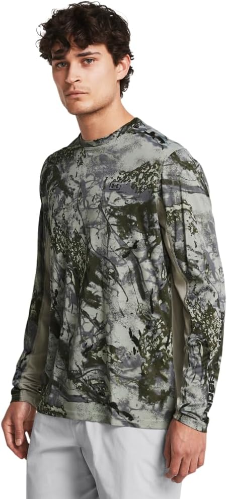 

Under Armour мужская футболка Iso-chill Shorebreak Camo с длинным рукавом, (504) Grove Green/Grove Green/Baroque Green, Зеленый, Under Armour мужская футболка Iso-chill Shorebreak Camo с длинным рукавом, (504) Grove Green/Grove Green/Baroque Green