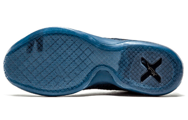 Кроссовки kobe 10 elite 'fade to black 'dk obsidian dk obsidian' Nike, мультиколор — фото 4