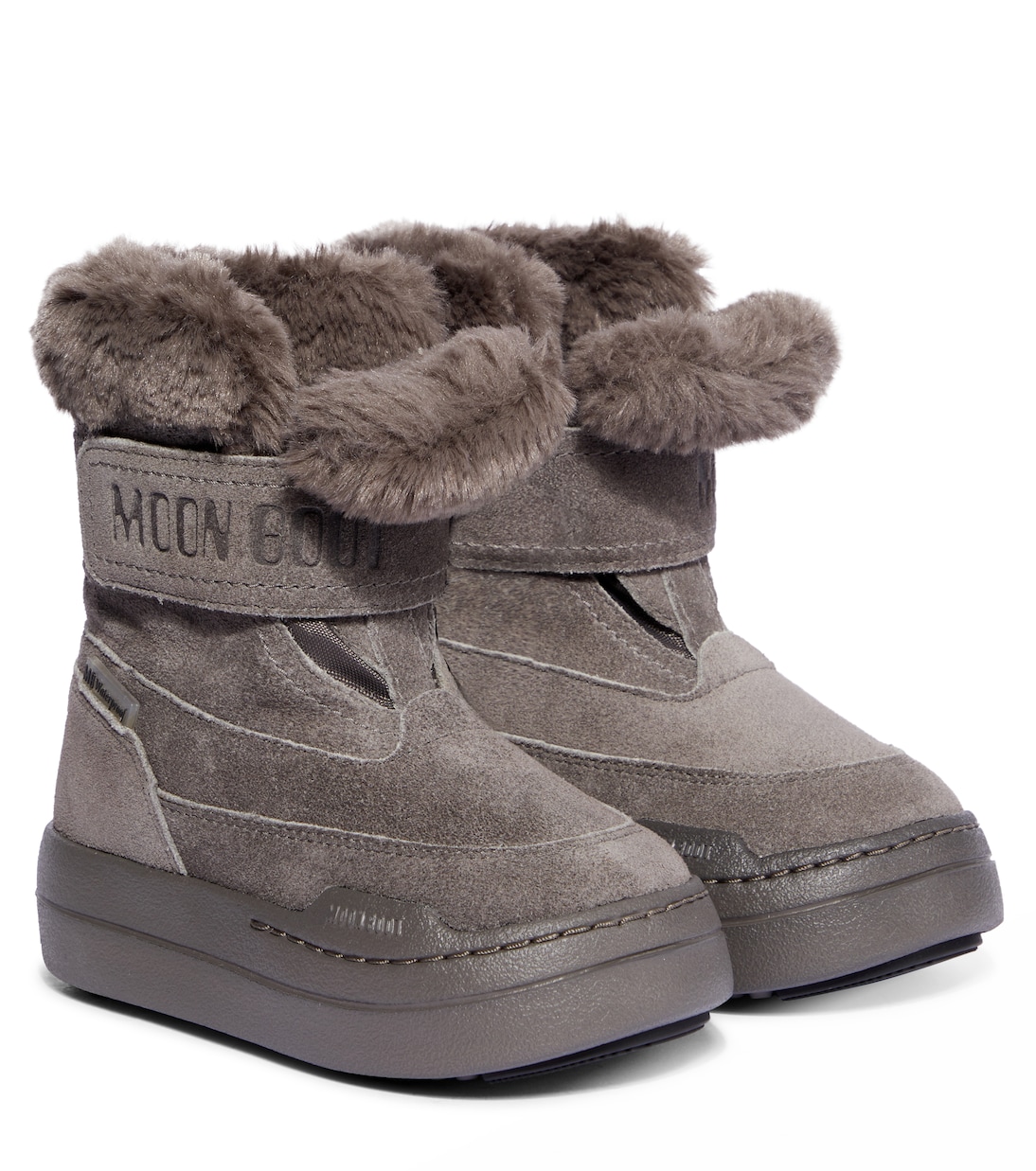 

Зимние замшевые ботинки Junior Park Moon Boot Kids, Anthracite