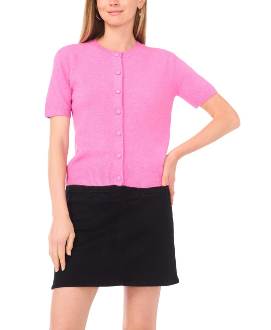 

Женский кардиган с круглым вырезом и пуговицами Vince Camuto, Rose Glow