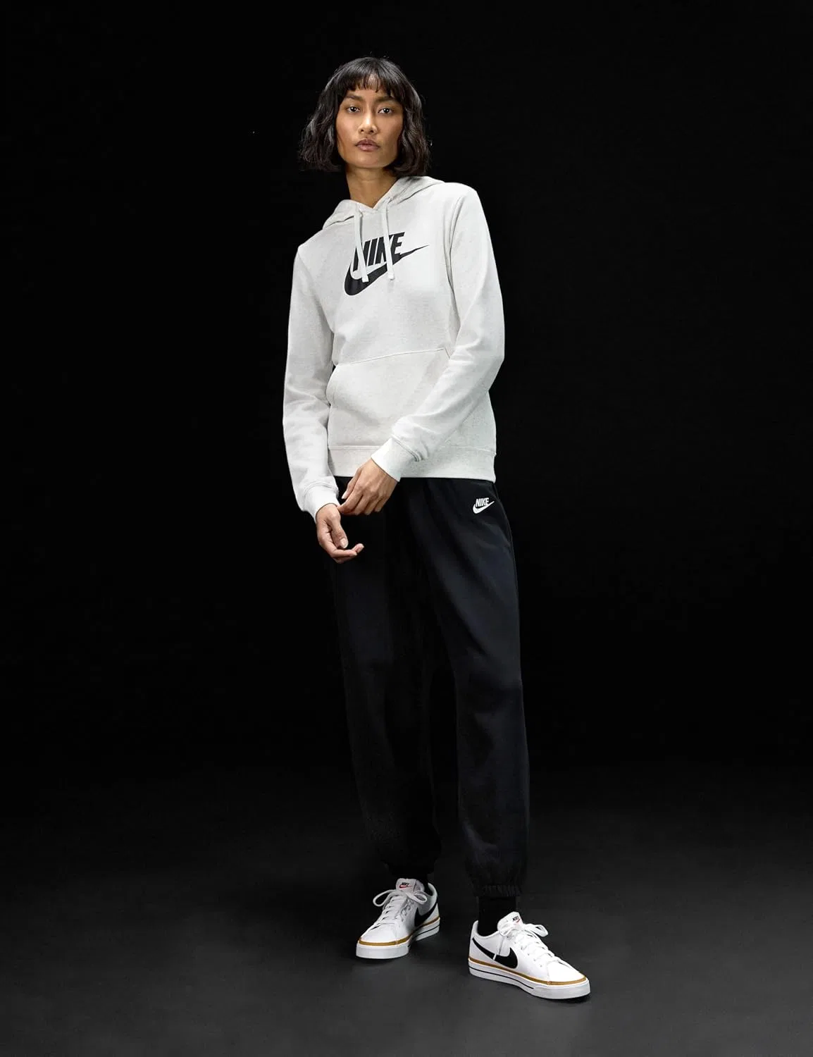 Кроссовки теннисные Nike Court Legacy Next Nature, белый/черный/Desert Ochre/Team Orange — фото 3
