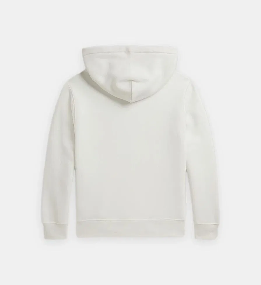 Прямой свитшот с фирменным принтом Polo Ralph Lauren, белый — фото 2