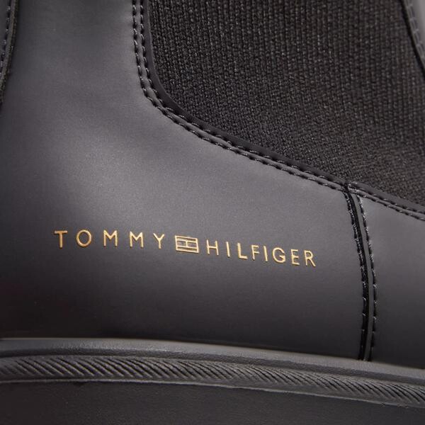Ботинки feminine seasonal utility boot Tommy Hilfiger, черный — фото 3
