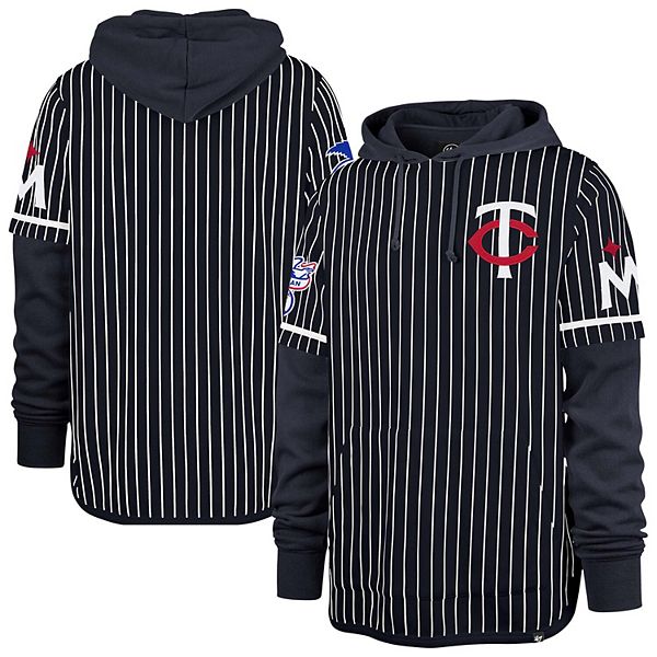 

Толстовка с капюшоном '47 Minnesota Twins Pinstripe Double Header 47 Brand