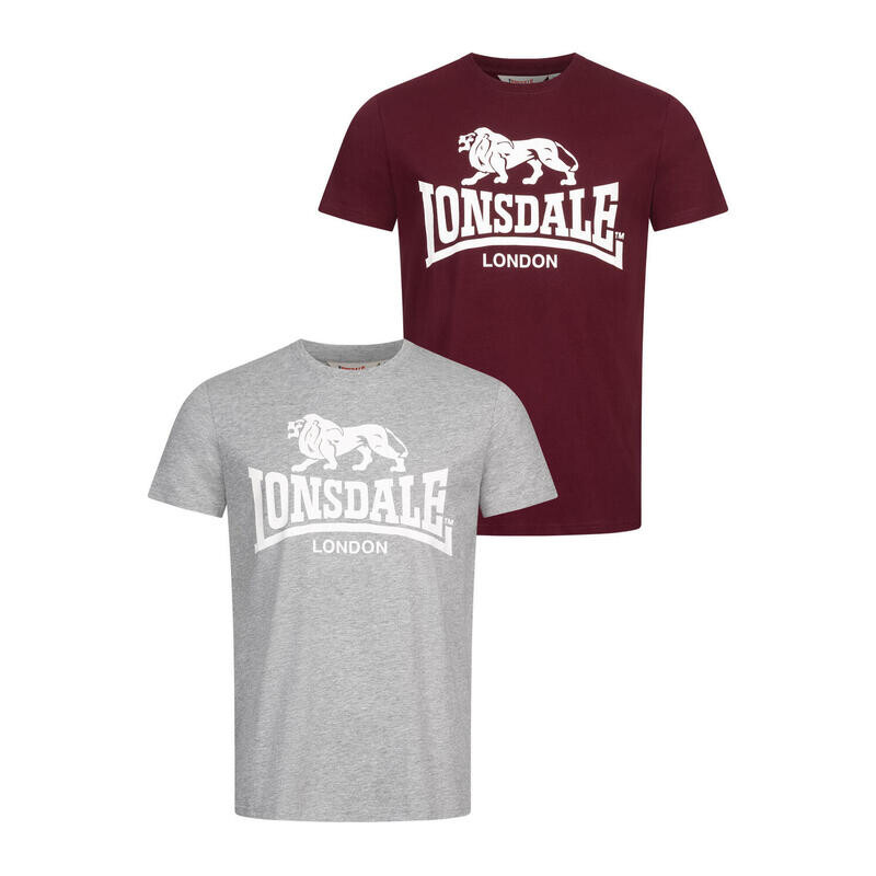 

Спортивная футболка Lonsdale, цвет grau/rot