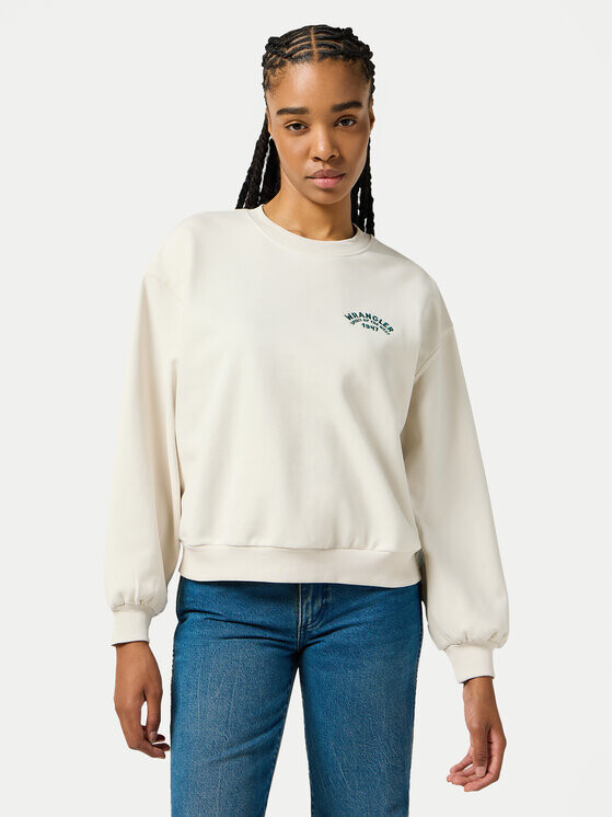 

Толстовка оверсайз Wrangler, экрю