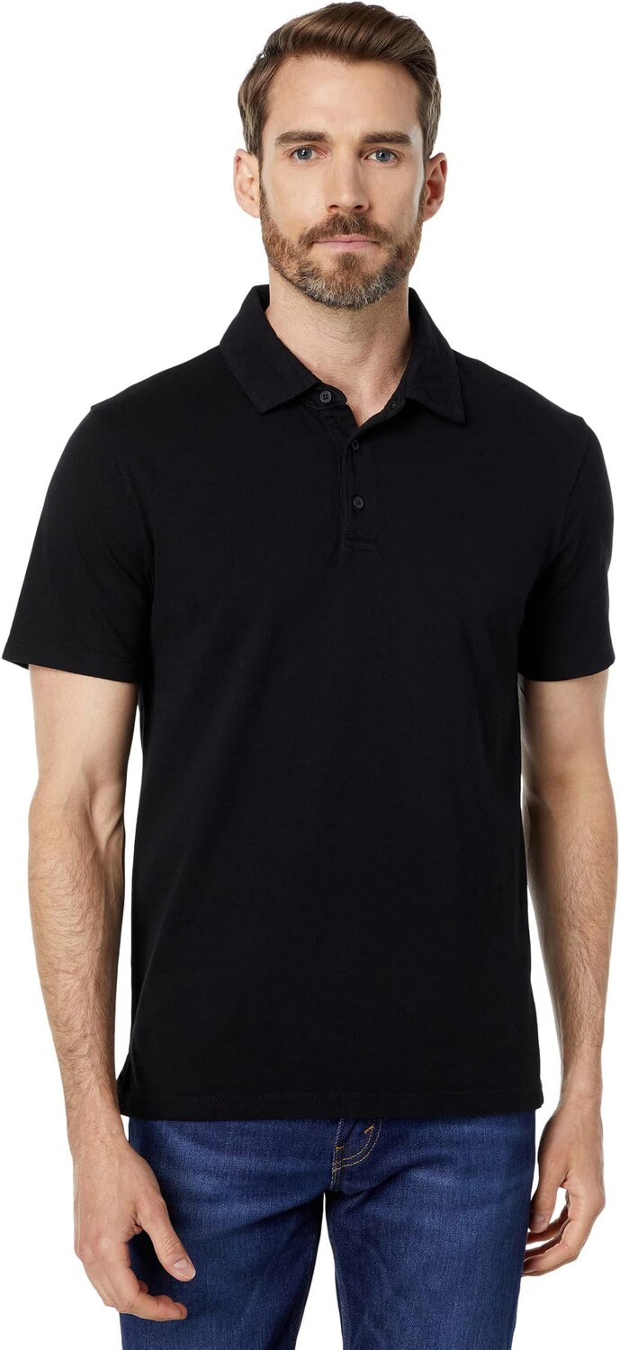 

Рубашка-поло Garment Dye Short Sleeve Polo Vince, цвет True Black