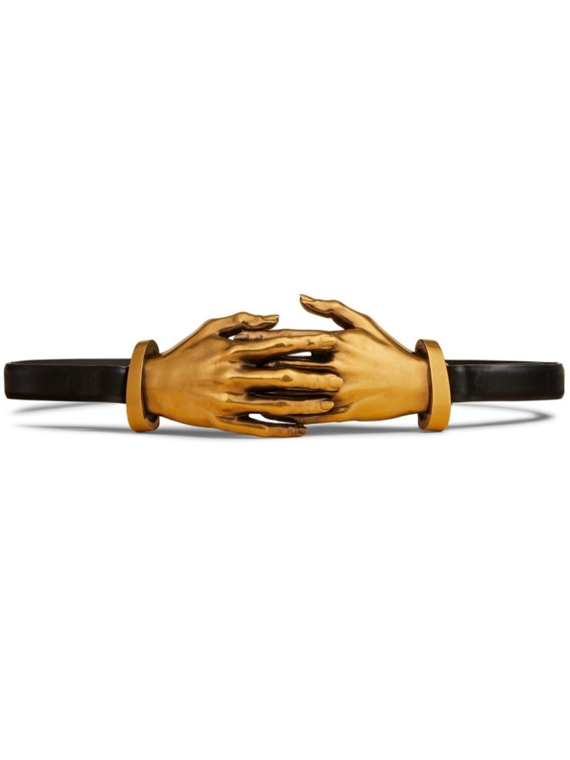 

KHAITE кожаный ремень Hand, черный