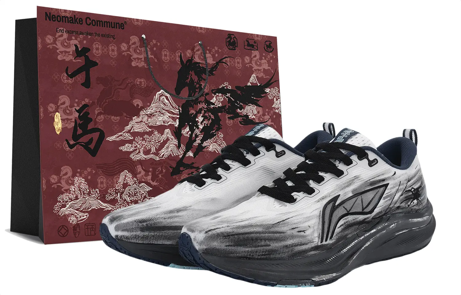 

Кроссовки Li-Ning Red Hare 8PRO для бега и города, мужские, с амортизацией, износостойкие, противоскользящие, низкие