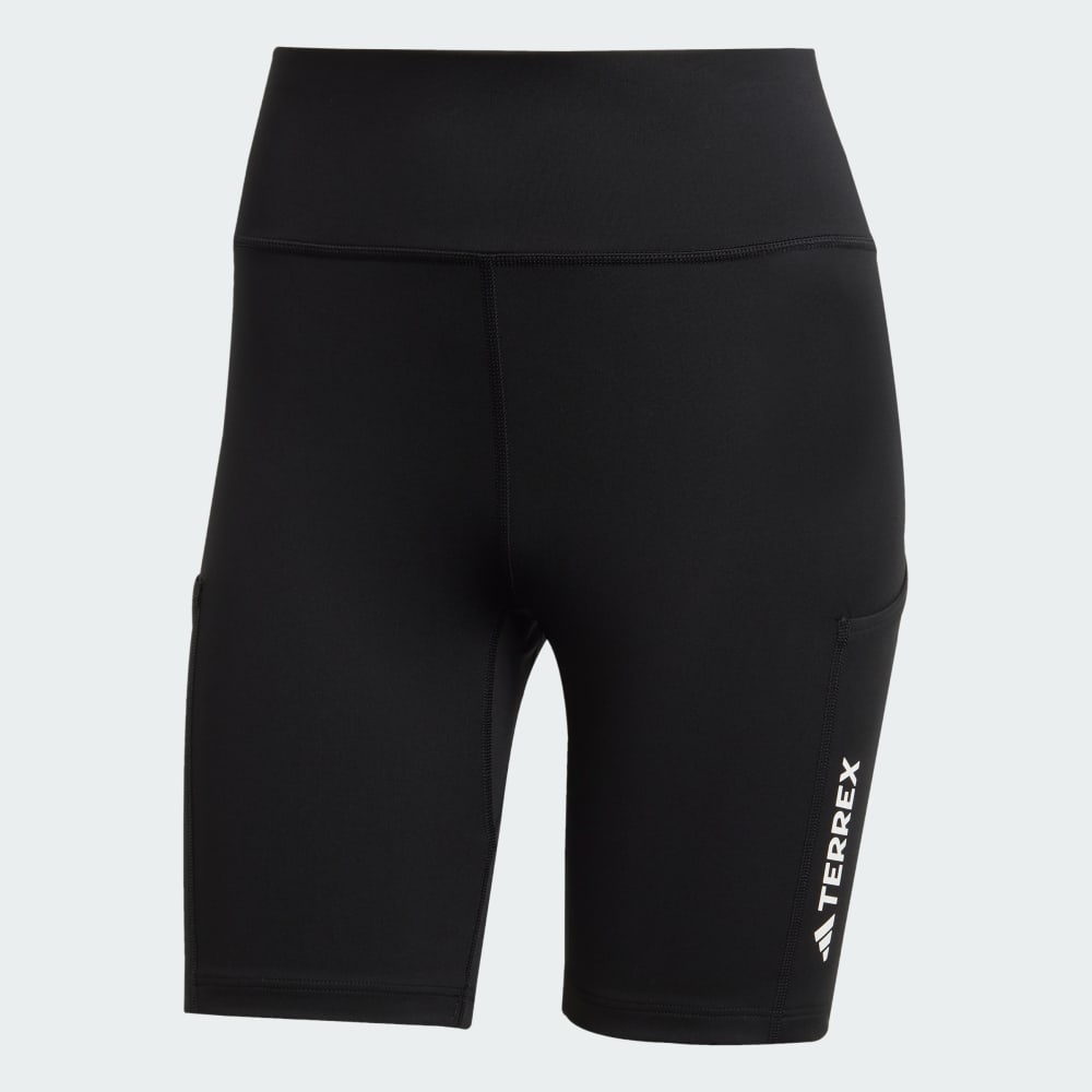 Спортивные шорты-леггинсы Adidas Terrex Multi 8-Inch Tight Shorts, черный — фото 4