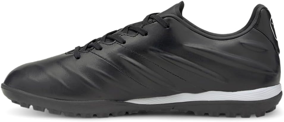 Мужские футбольные бутсы Puma King Pro 21 для твердого поля, черно-белый — фото 4