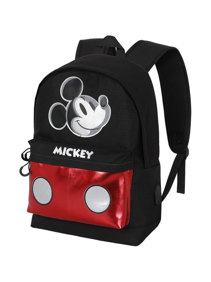 

Disney Рюкзак Mickey Mouse Iconic-Silver HS в черном цвете