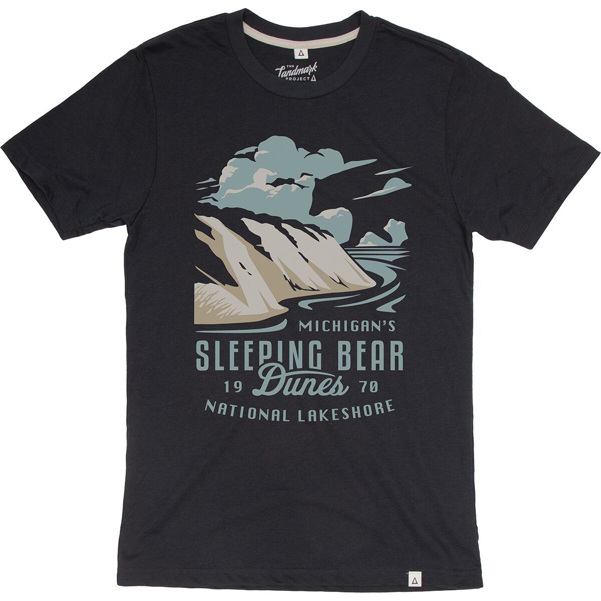 

Футболка с коротким рукавом Sleeping bear dunes Landmark Project, синий