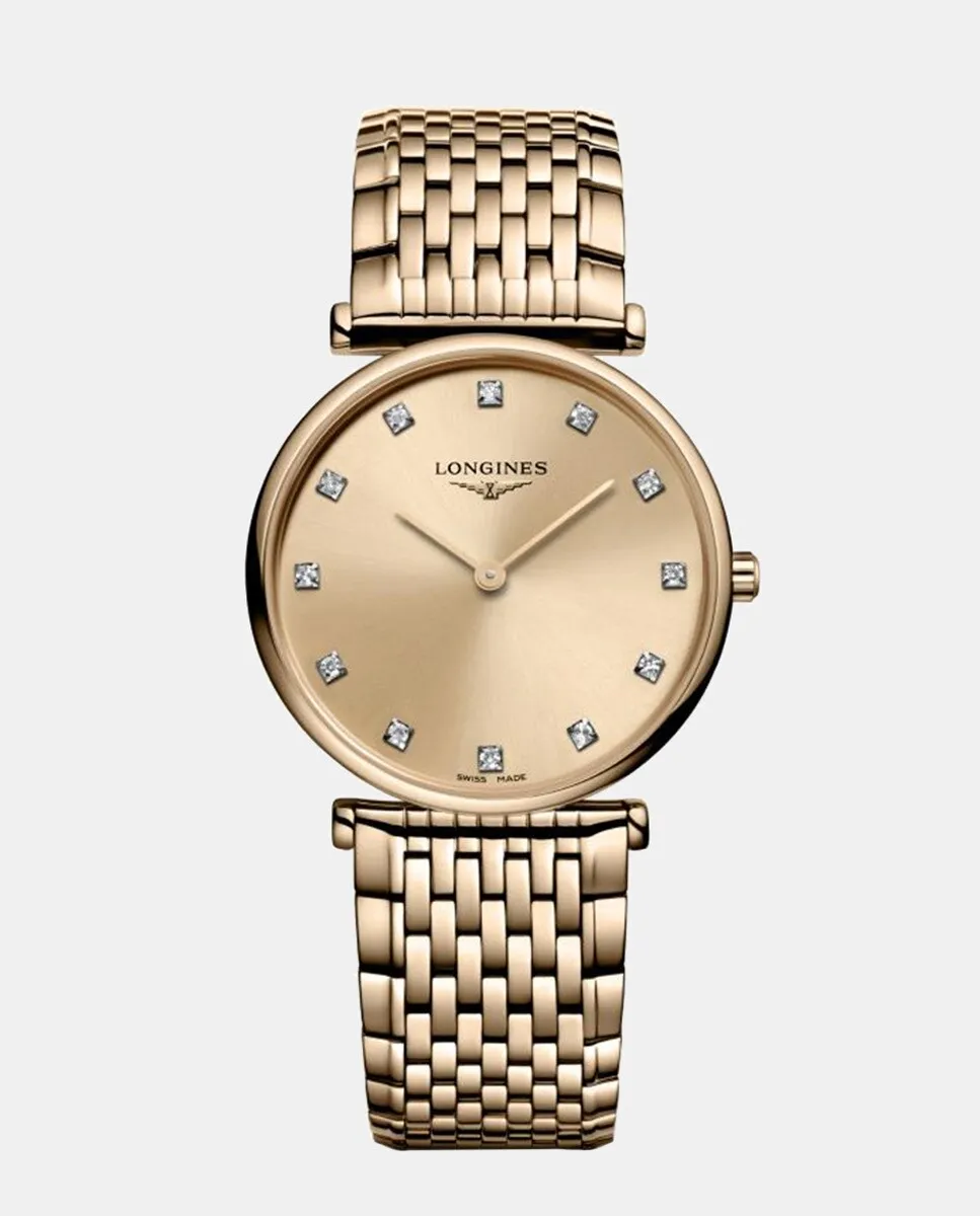 

La Grande Classique L45121908 женские часы из розовой стали Longines