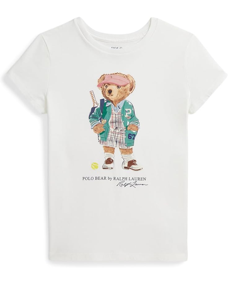 

Футболка Polo Ralph Lauren Kids Polo Bear Cotton Jersey Tee, цвет Nevis