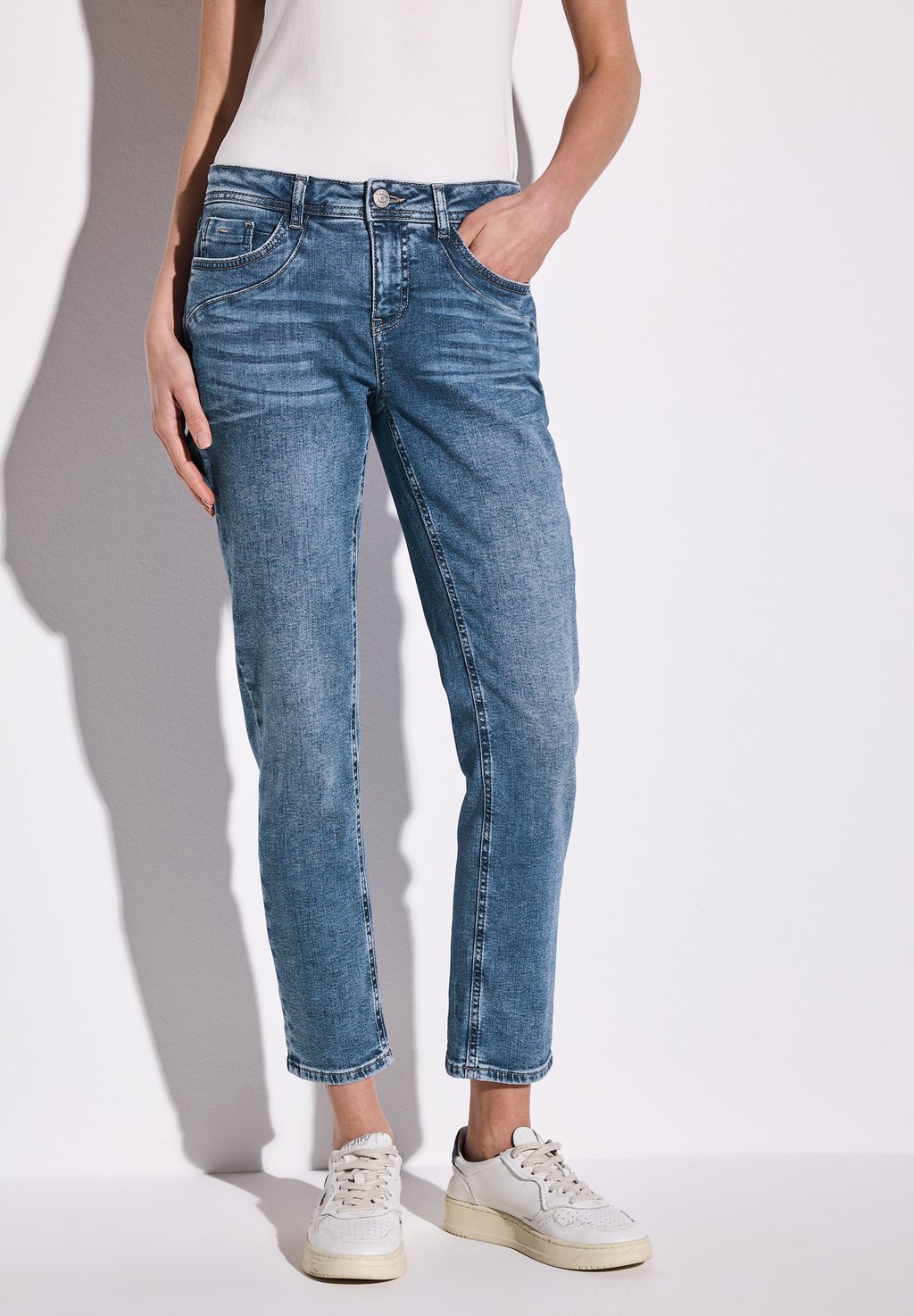 

Джинсы облегающего кроя Street One, цвет Blau