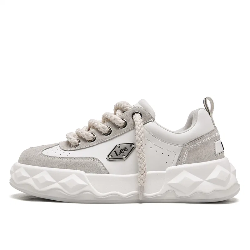 Кроссовки скейтбордические низкие Lee Light Gray
