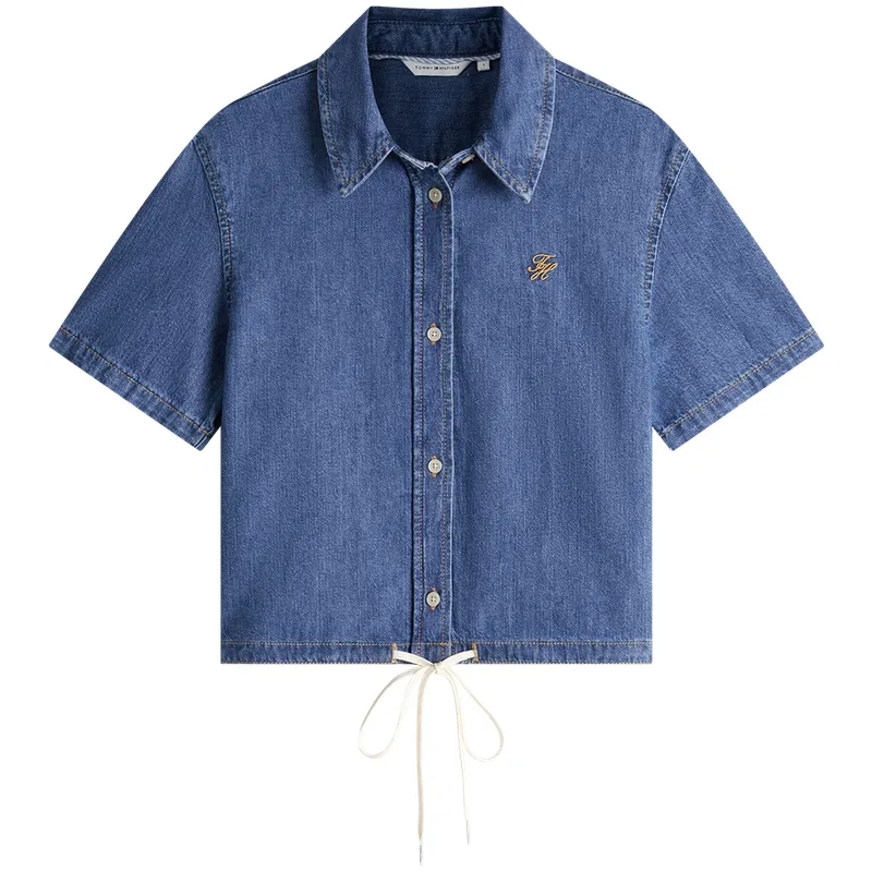 Рубашка джинсовая Tommy Hilfiger Denim Blue