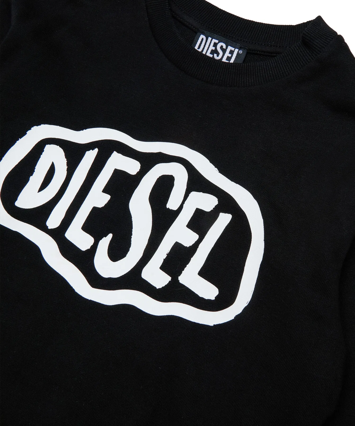 Детская и подростковая толстовка с логотипом бренда DIESEL. — фото 3