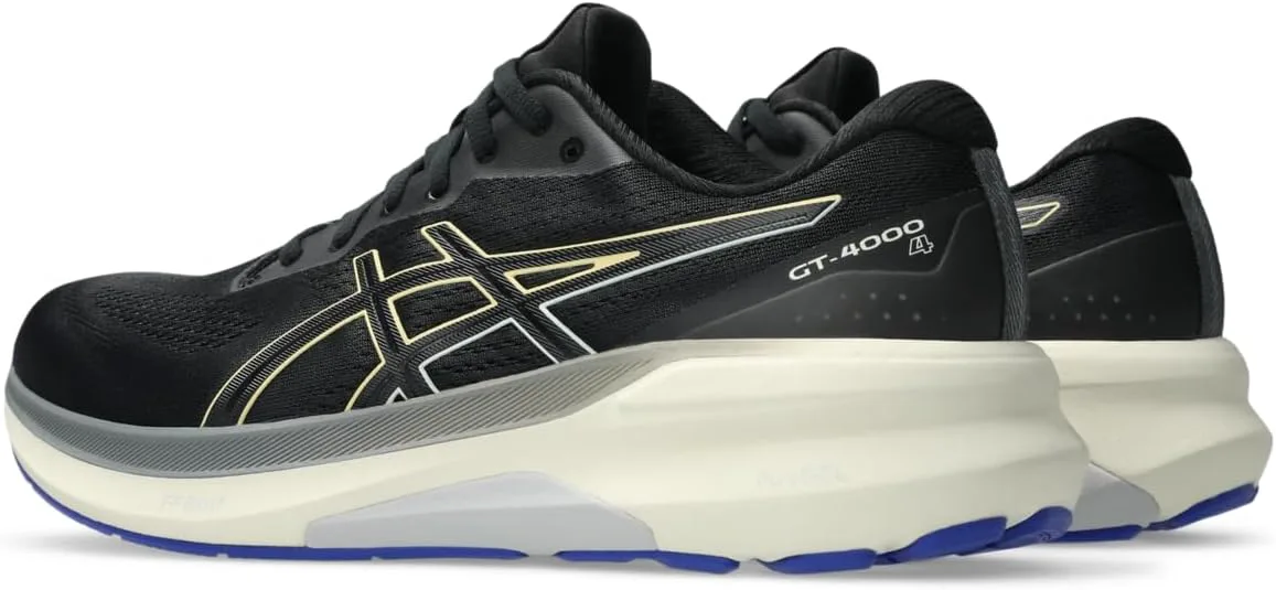 Беговые кроссовки ASICS GT-4000 4 для мужчин, черный/светло-оранжевый — фото 3