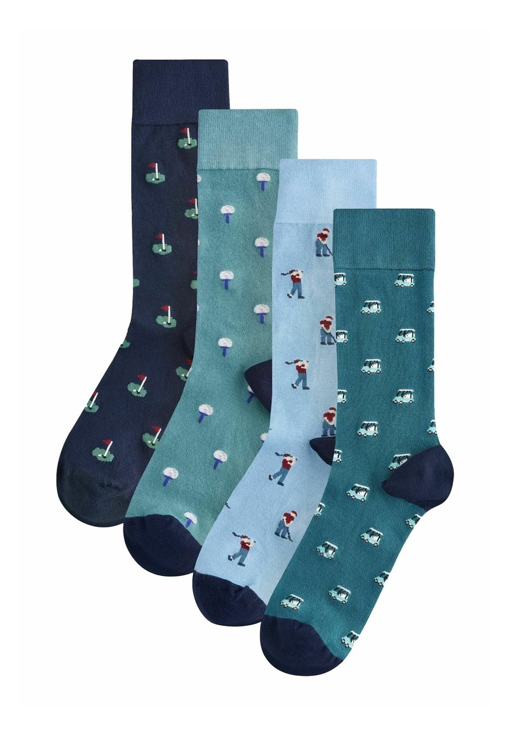 

Носки SIGNATURE 4 PACK - REGULAR FIT Next, темно-синий