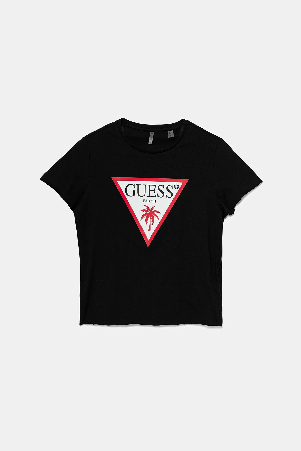 

Футболка из хлопка для детей Guess, черный