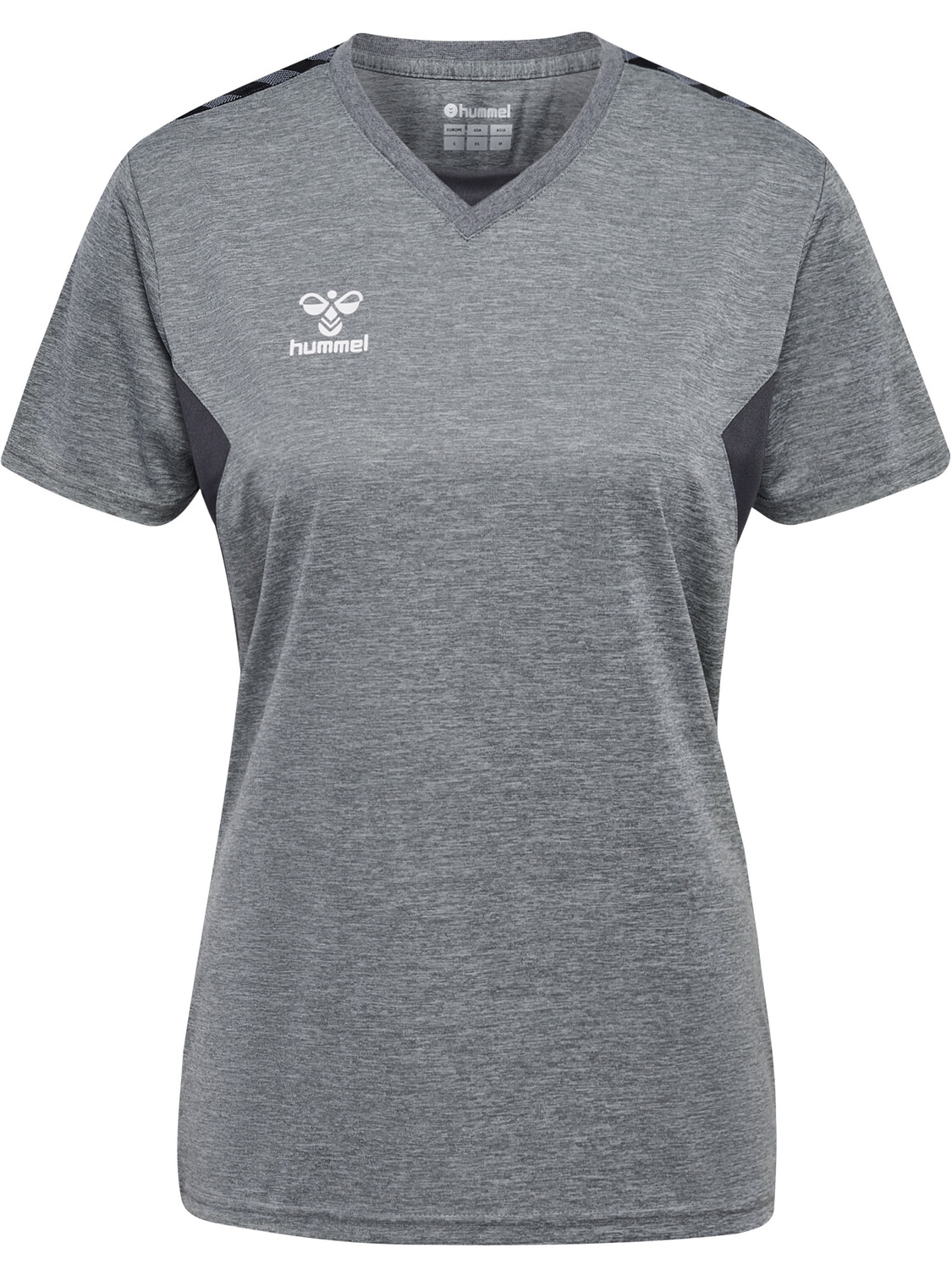 

Футболка Hummel S/S Hmlauthentic Pl Jersey S/S Woman, серый меланж