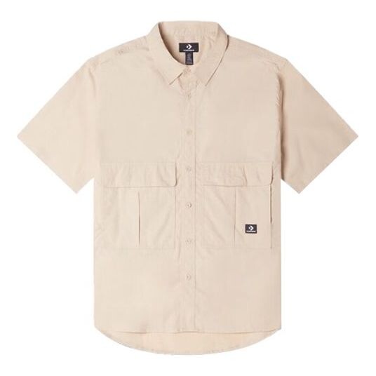 

Рубашка woven cargo shirt 'light brown' Converse, коричневый