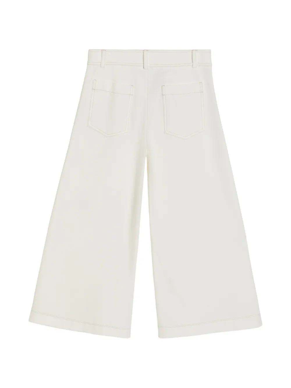 Брюки из эластичного хлопка Brunello Cucinelli Kids, белый — фото 2