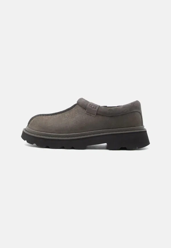 Тапочки Ugg Tasman lug embossed, густой дым
