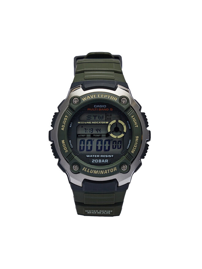 

Часы Waveceptor Casio, зеленый