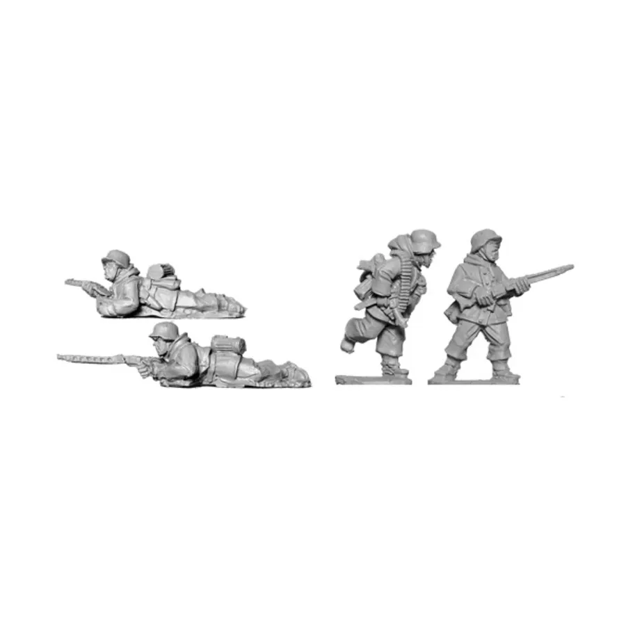 

Немецкие команды MG42 конца войны (зима), WWII Miniatures - German Forces (28mm) (Artizan Designs)