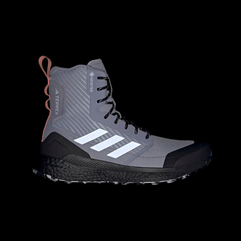Кроссовки Terrex Free Hiker XPLORIC Gore-TEX Parley Adidas, серебряный — фото 3
