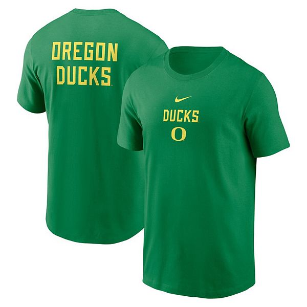 

Мужская зеленая футболка oregon ducks 2-hit stacked Nike