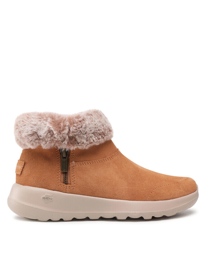 Ботинки женские Skechers Go Joy на плоской подошве, коричневый