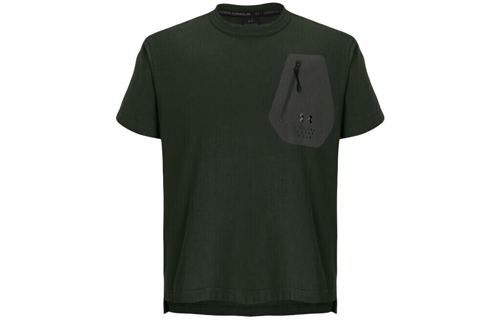 

Футболка унисекс зеленая Under Armour, зеленый